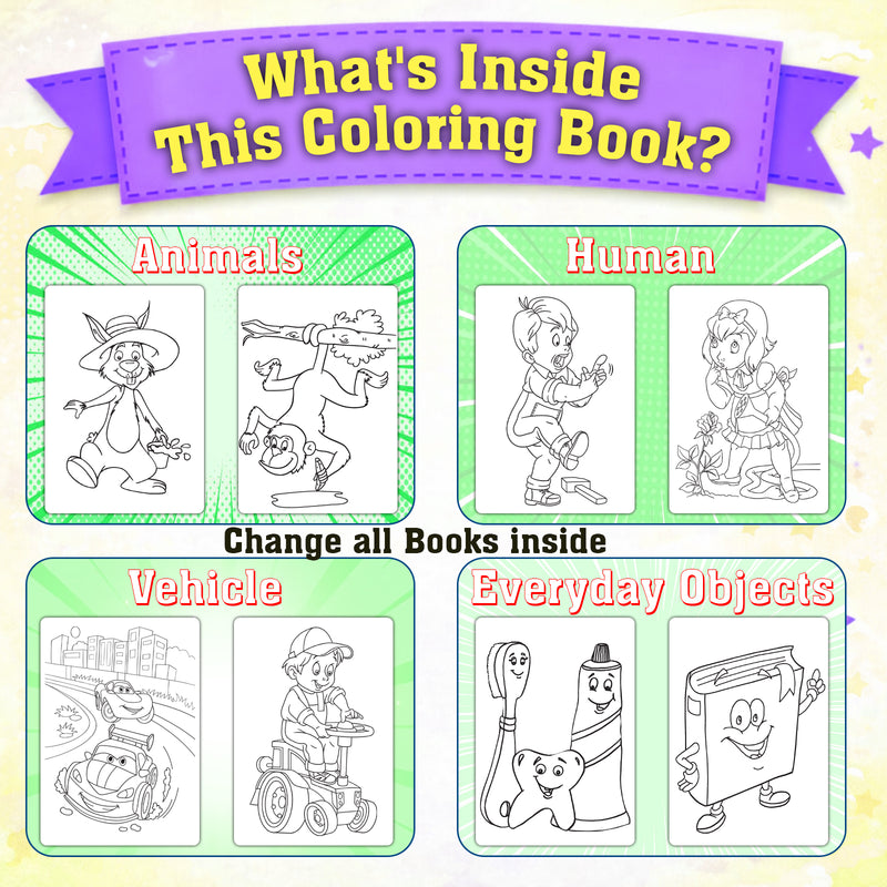 Jumbo Cartoon Colouring Book 2 for Kids – Creative Colouring Books with 140+ Fun Pictures (Age 3+ Years)