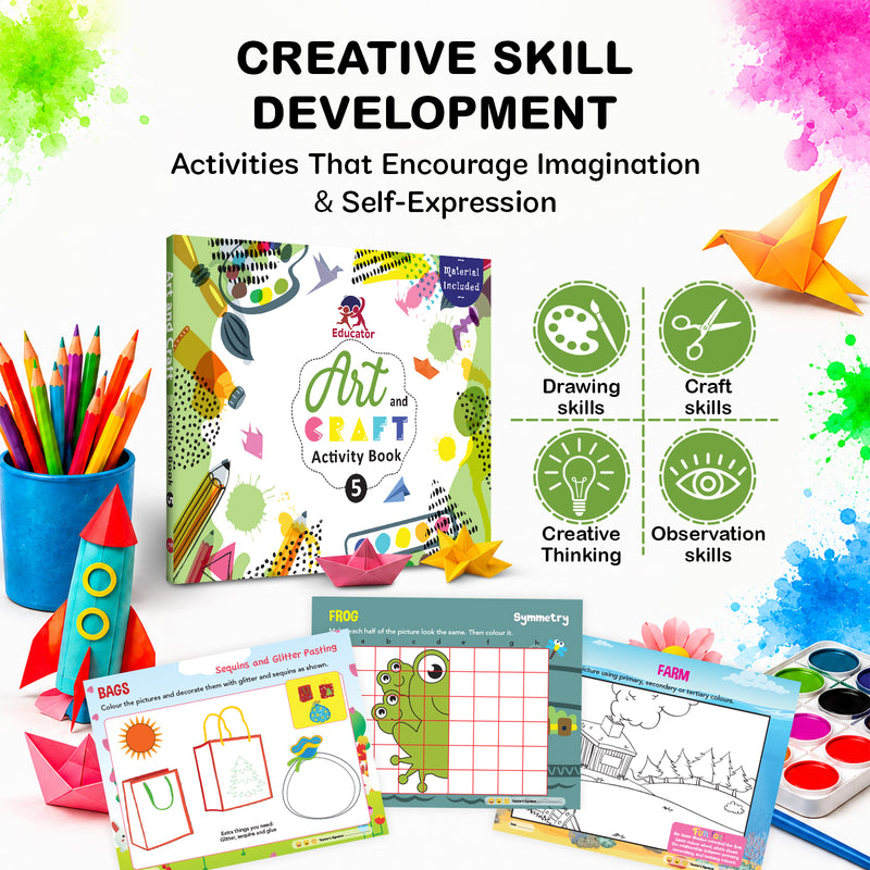 Art and Craft Activity Book - 5