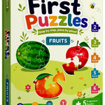 5-in-1 First Puzzles Fruits for Toddlers and Kids (Age 2+ Years) Jigsaw Puzzle Set | Fun Memory Games and Creative Activity