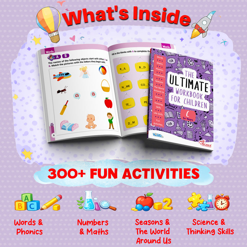 The Ultimate Workbook for Children: C – Early Learning & Educational Book for Kids (Age 3+ Years)