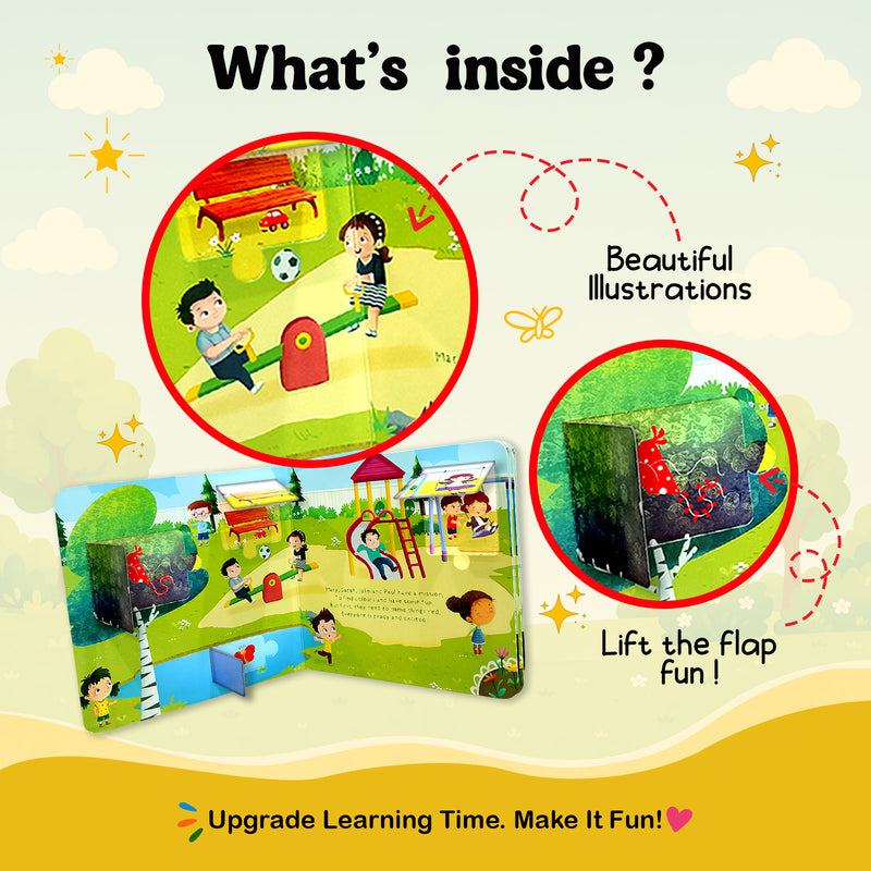 Lift the Flap Colours Board Book for Kids – Early Learning Colour Recognition Book (Age 2+ Years)
