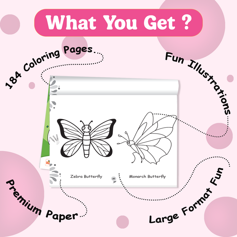 My Big Book of Colouring for Kids – Fun Creative Workbook with 184 Fun Colouring Pages (Age 3+ Years)