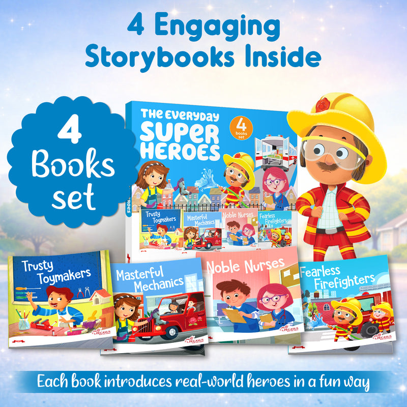 The Everyday Super Heroes Story Books for Kids – Bedtime Story & Early Reading (Ages 2+)