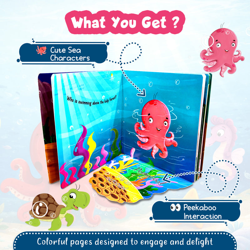 Peekaboo! Under The Sea– Interactive Early Learning & Sea Adventures Book for Toddlers (Ages 1+)