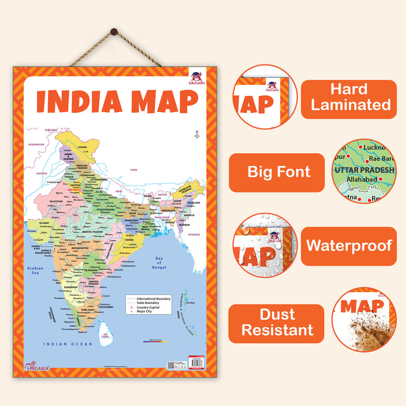 Geography Charts – Early Learning Wall Charts (Thick Lamination)