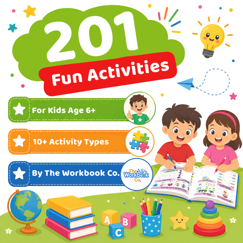 201 Ultimate Activity Book for 6+ Years Kids