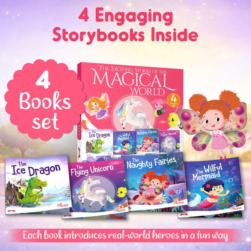 Magical World Story Books for Kids – Fairy Tales Bedtime Story & Early Reading Book (Ages 2+)