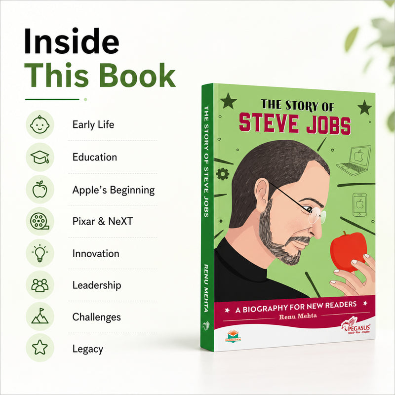Steve Jobs-Biography Inspiring Stories Book for Kids