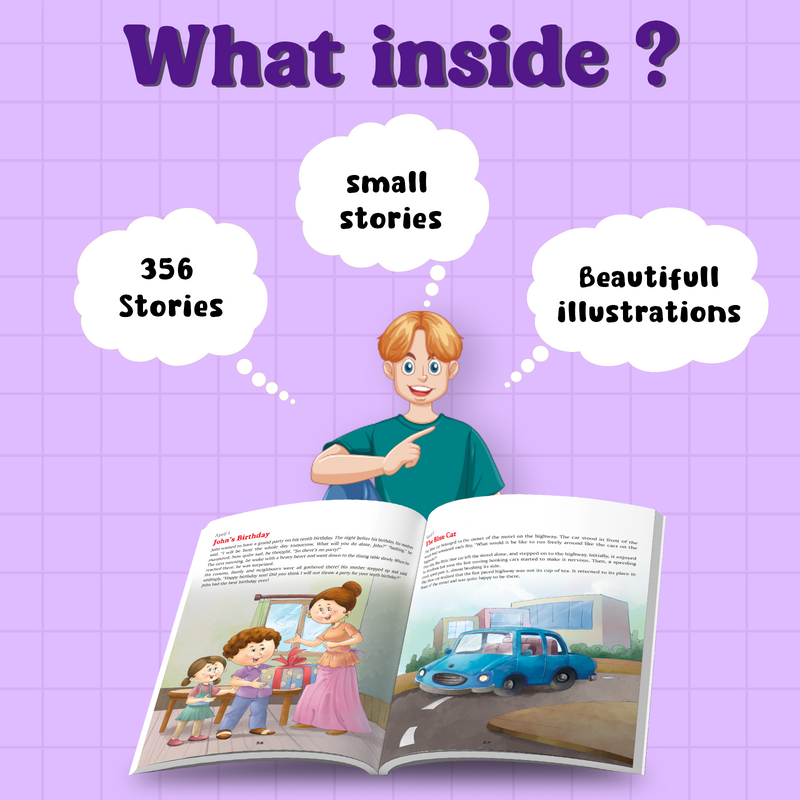 365 Bedtime Stories for Kids – Moral Lessons Story with Beautiful Illustrations (Age 3+ Years)