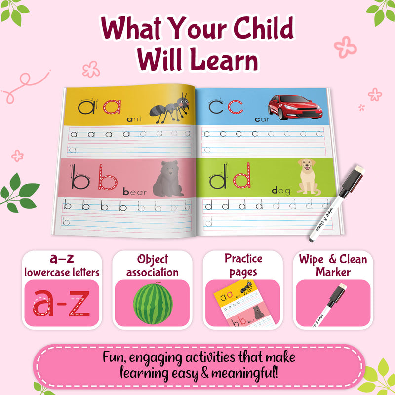 Lowercase Alphabet- Wipe & Clean Workbook