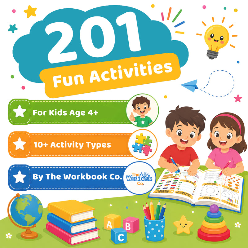201 Ultimate Activity Book for 4+ Years Kids