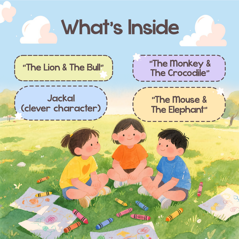 199 Panchatantra Stories for Kids | Storyica Classic Panchatantra Story Book with Illustrated Moral Tales (Age 2+ Years)