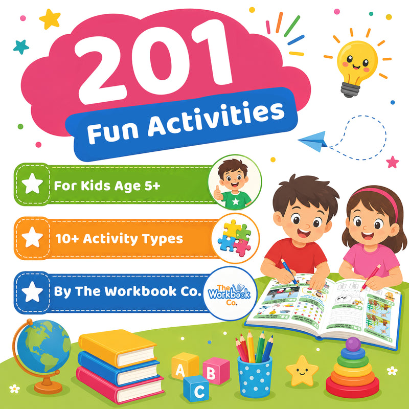 201 Ultimate Activity Book for 5+ Years Kids