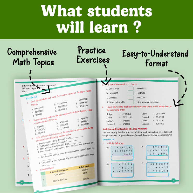 Pegasus Primary Mathematics Book 5 for Kids – Simplification, Area, Volume & Algebra Workbook (Age 4+ Years)