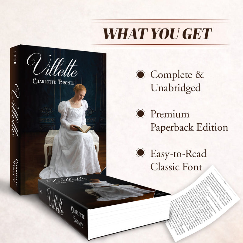 Villette by Charlotte Brontë | Classic Romance & English Literature Novel | For Young Readers