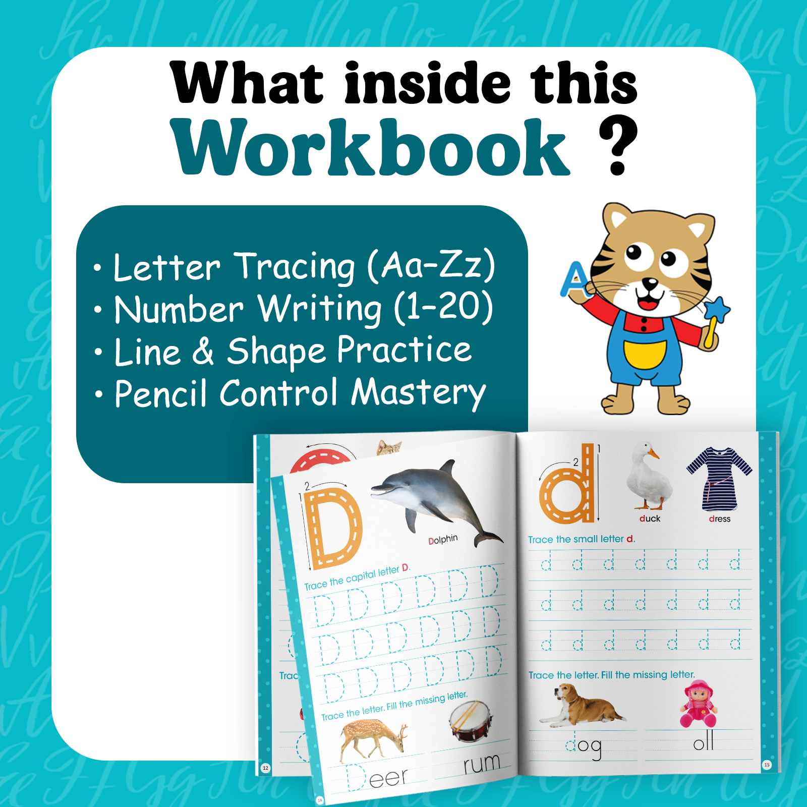My Ultimate Handwriting Practice Workbook for Kids – Letter Tracing ...