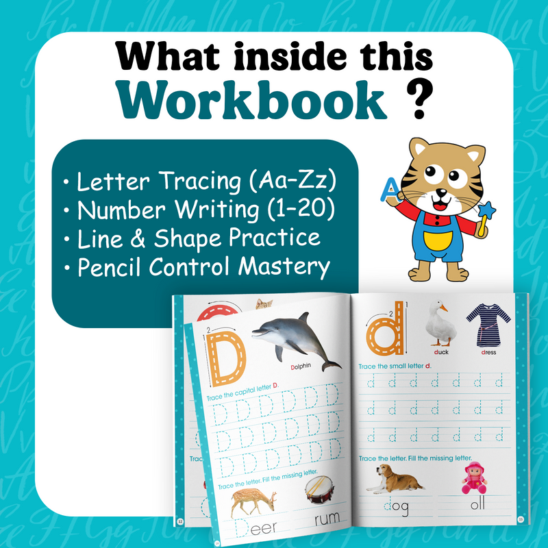 My Ultimate Handwriting Practice Workbook for Kids – Letter Tracing & Writing Practice (Age 3+ Years)