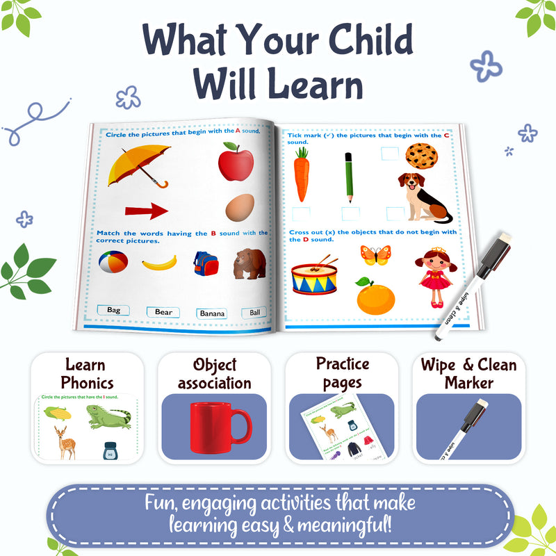 Phonics - Wipe & Clean Workbook