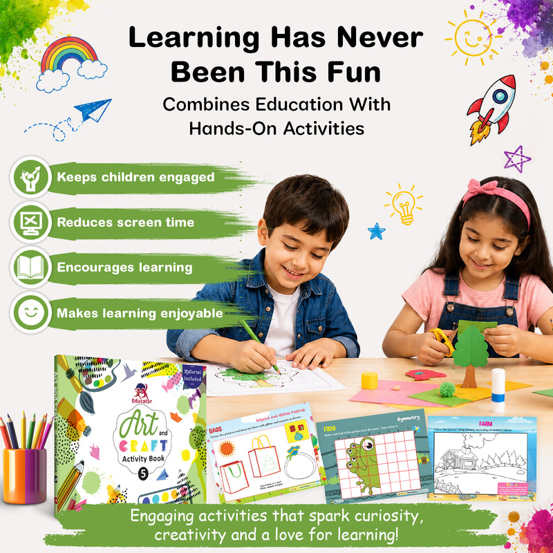 Art and Craft Activity Book - 5