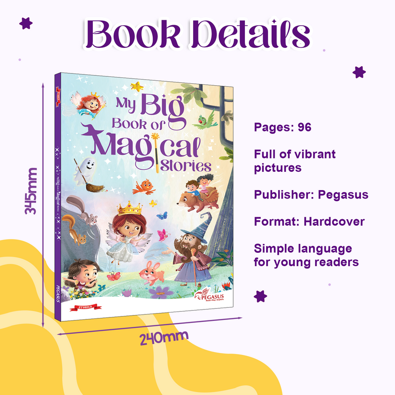 My Big Book of Magical Stories – Fairy Tales & Fantasy Story Collection (Age 3+ Years)