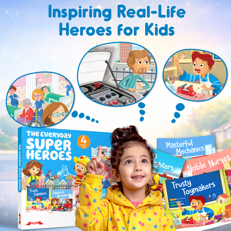 The Everyday Super Heroes Story Books for Kids – Bedtime Story & Early Reading (Ages 2+)