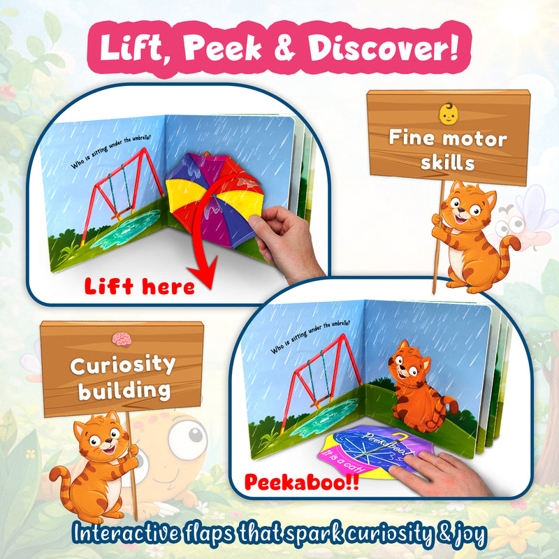 Peekaboo! Garden– Interactive Early Learning & Cute Animals Adventures Book for Toddlers (Ages 1+)