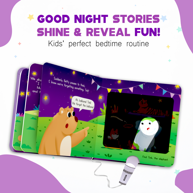 Milo’s Birthday Torch Book for Kids – Interactive Flashlight Story Book with Hidden Pictures (Age 2+ Years)