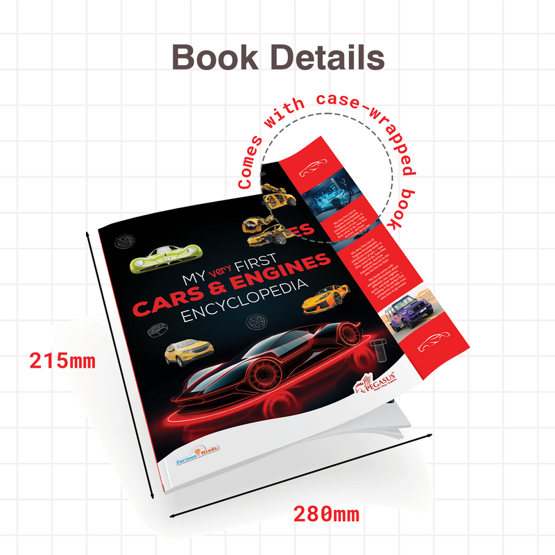 My Very First Cars & Engines Encyclopedia for Kids | Vehicle & Engine Learning Book (Age 4+ Years)