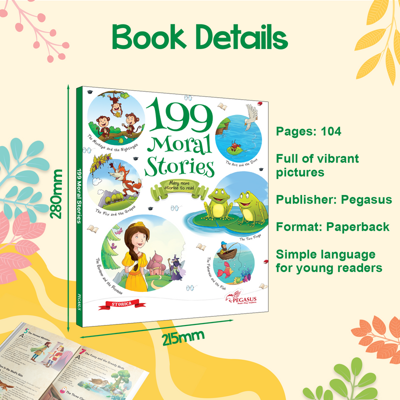 199 Moral Stories for Kids | Storyica Classic Moral & Value Based Tales (Age 2+ Years)