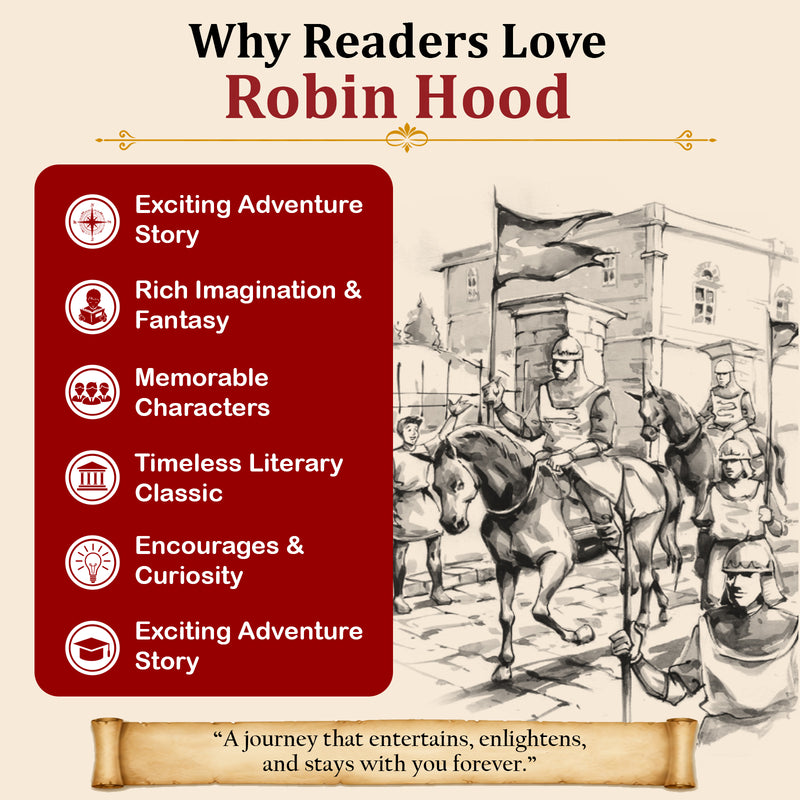 Robin Hood: Level 6 – Illustrated Adventure Story for Kids Age 8+ Years