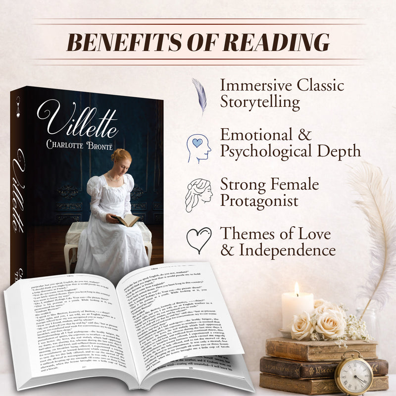 Villette by Charlotte Brontë | Classic Romance & English Literature Novel | For Young Readers
