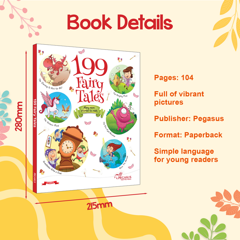 199 Fairy Tales for Kids | Magical Fairy Tale Story Collection with Enchanted Adventures (Age 2+ Years)