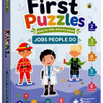 5-in-1 First Puzzles Jobs People Do for Toddlers and Kids (Age 2+ Years) Jigsaw Puzzle Set | Fun Memory Games and Creative Activity