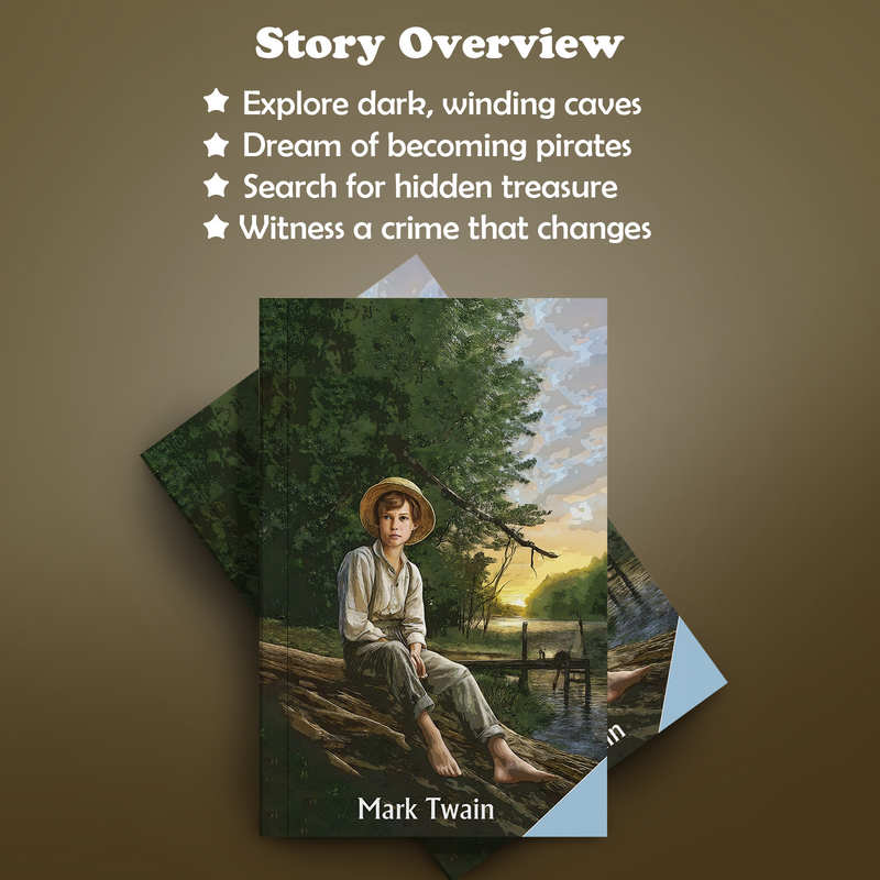 Mark Twain The Adventures of Tom Sawyer Classic Novel | American Literary Fiction Book for Teens & Adults