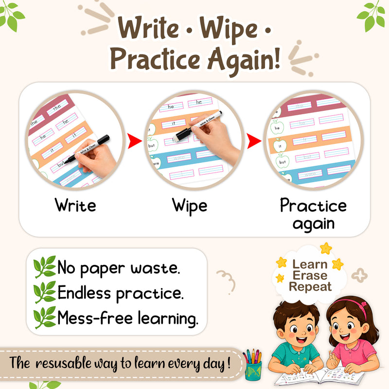 Sight Words - Wipe & Clean Workbook
