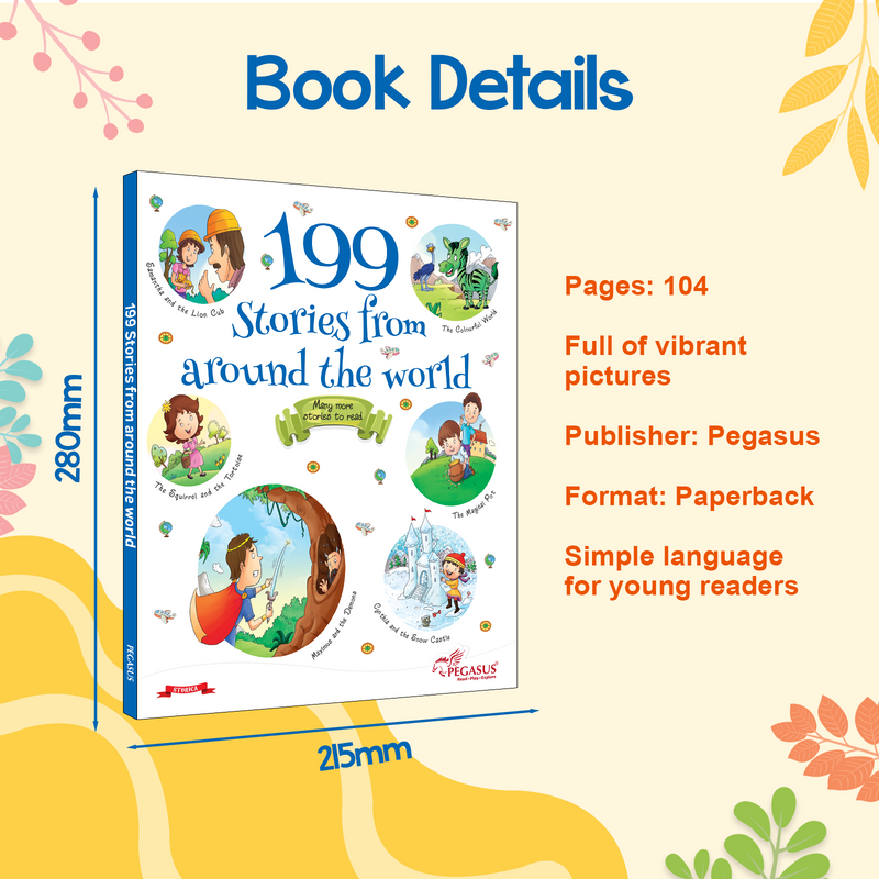 199 Stories from Around the World | Folk Tale Collection for Kids with Cultural Stories (Age 2+ Years)