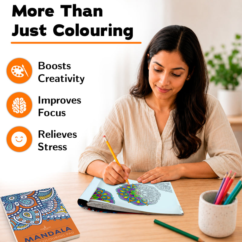 Mandala - Mini Adult Colouring Pad