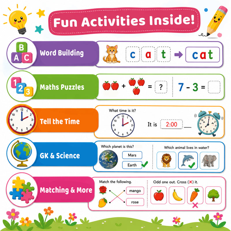 201 Ultimate Activity Book for 5+ Years Kids
