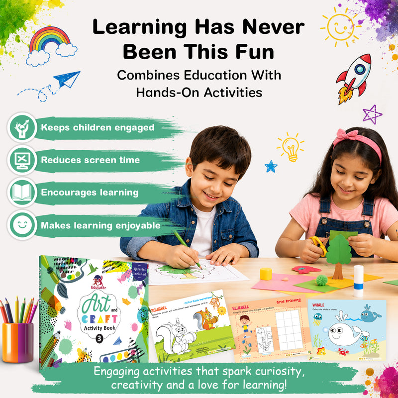 Art and Craft Activity Book - 3