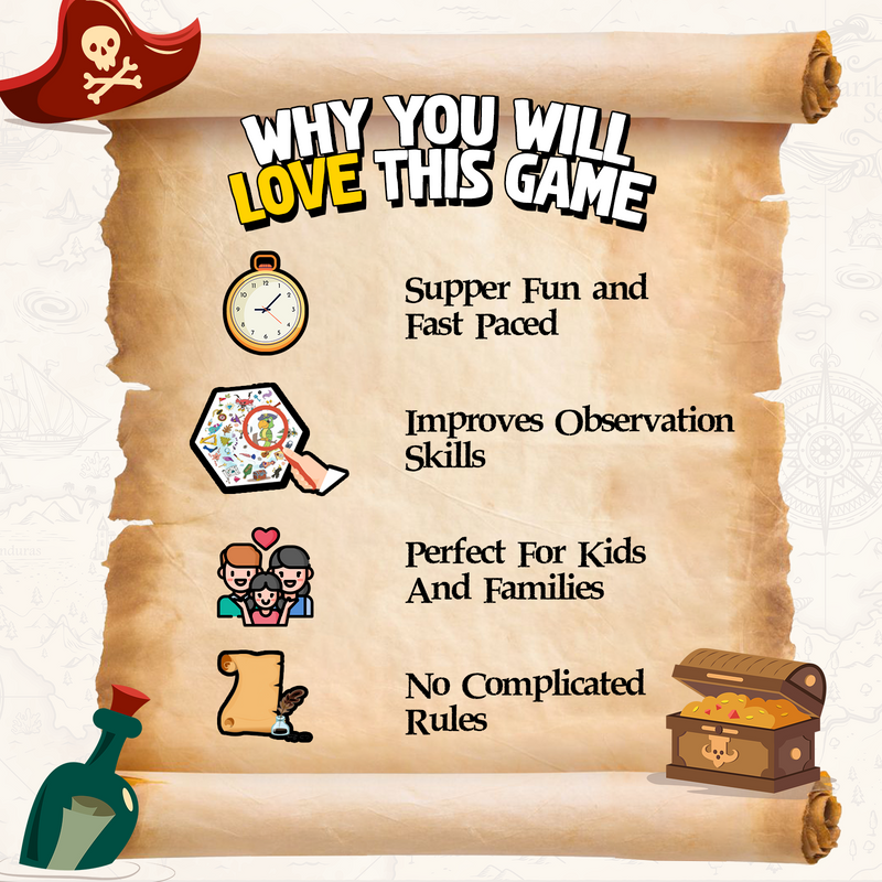 Picture Hunt – Board Game for Kids and Family (Age 6–99 Years) | Brain Game | 1–6 Players