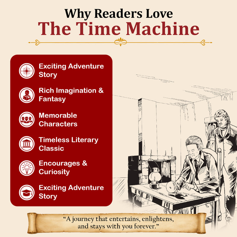 The Time Machine – Pegasus Illustrated Classics (Hardcover, Ages 8+)