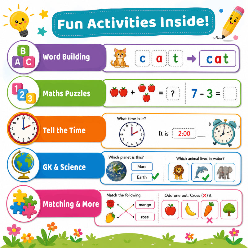 201 Ultimate Activity Book for 4+ Years Kids