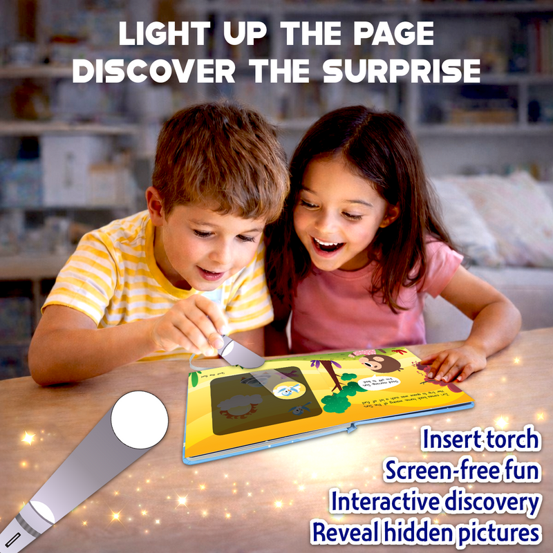 Zuri In Space Torch Book for Kids – Interactive Flashlight Story Book with Hidden Pictures (Age 2+ Years)