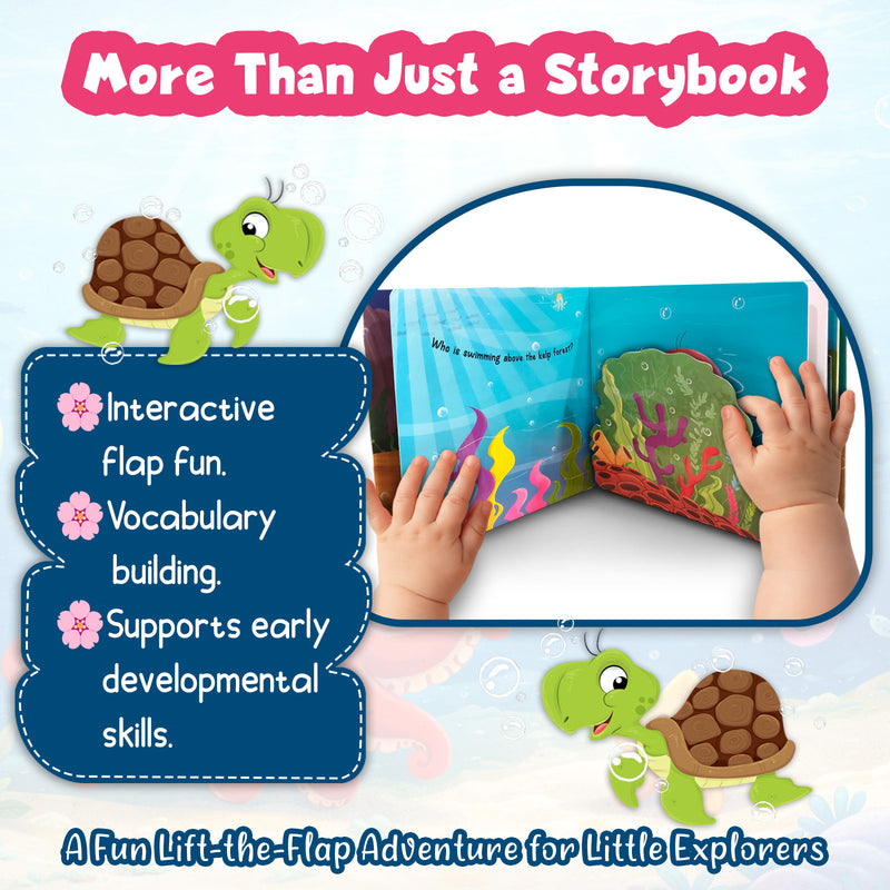 Peekaboo! Under The Sea– Interactive Early Learning & Sea Adventures Book for Toddlers (Ages 1+)