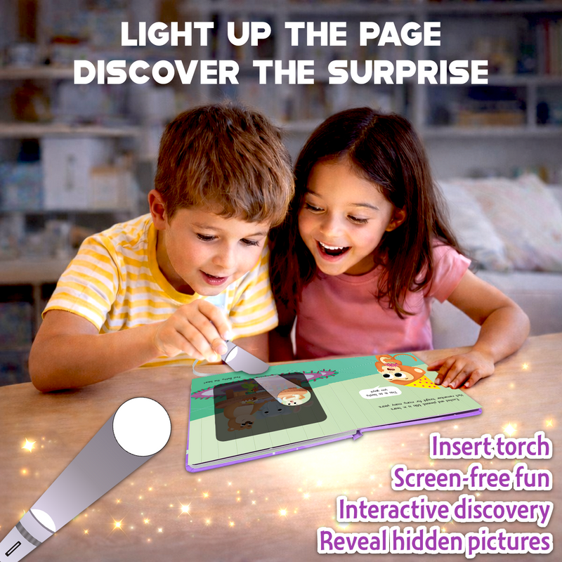 Milo’s Birthday Torch Book for Kids – Interactive Flashlight Story Book with Hidden Pictures (Age 2+ Years)