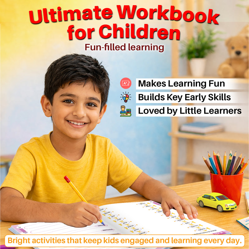 The Ultimate Workbook for Children: 5 – Early Learning & Educational Book for Kids (Age 3+ Years)