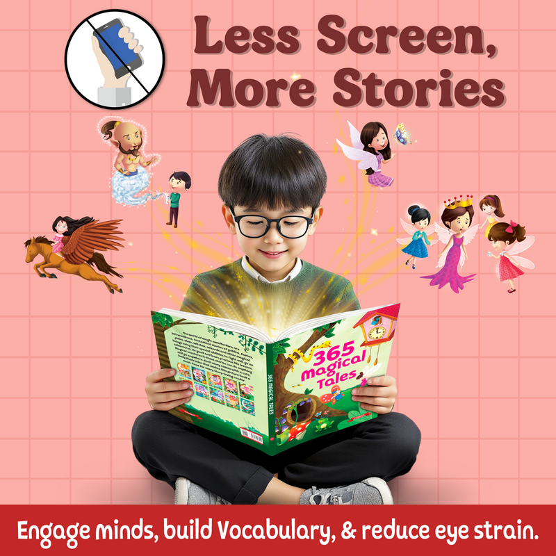 365 Magical Tales for Kids – Moral Lessons Story with Beautiful Illustrations (Age 3+ Years)