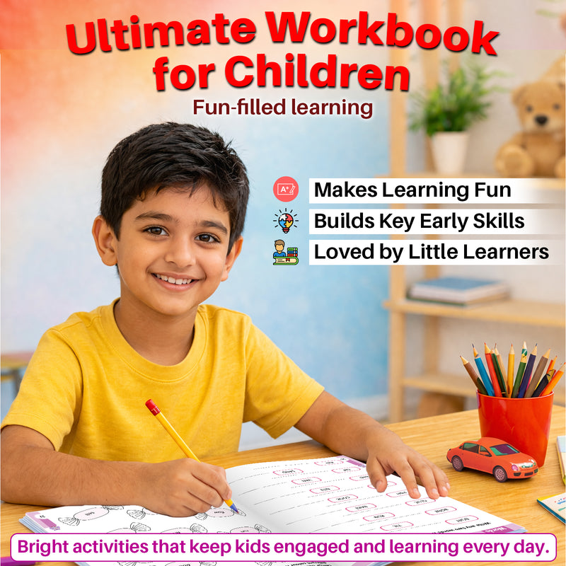 The Ultimate Workbook for Children: 2 – Early Learning & Educational Book for Kids (Age 3+ Years)