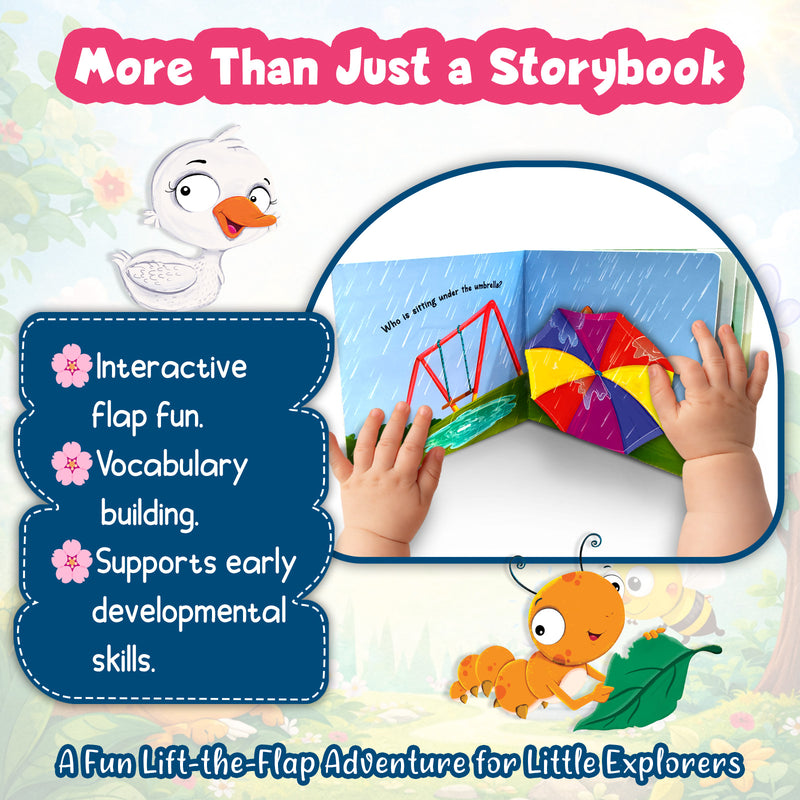 Peekaboo! Garden– Interactive Early Learning & Cute Animals Adventures Book for Toddlers (Ages 1+)