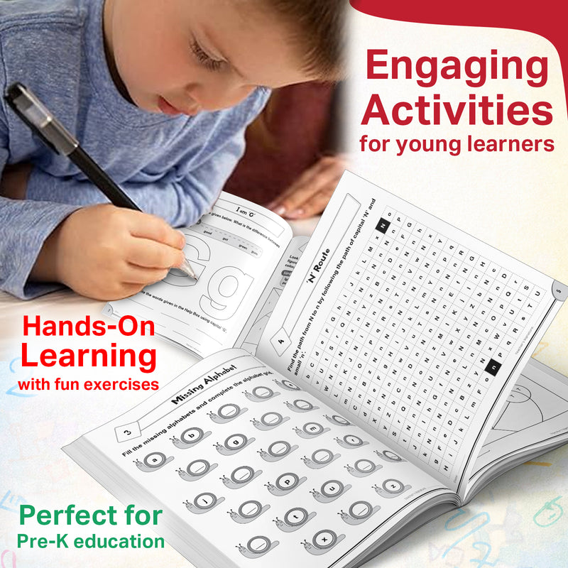 My Beginner English Workbook K for Kids – 191 Fun Activities for Letters & Early Learning  (Age 3+Years)